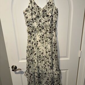 Floral Print Sleeveless Dress
